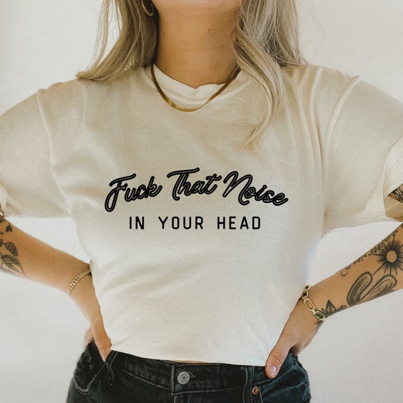 Fuck That Noise | BESTSELLER | Unapologetic | Tattoo Babe Style | Graphic Tee - Picture 2 of 3